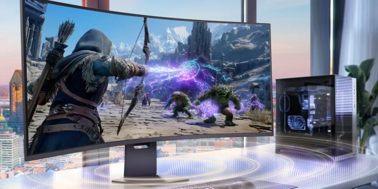 LG traz gigantesco monitor gamer curvo ao Brasil: 51,6″